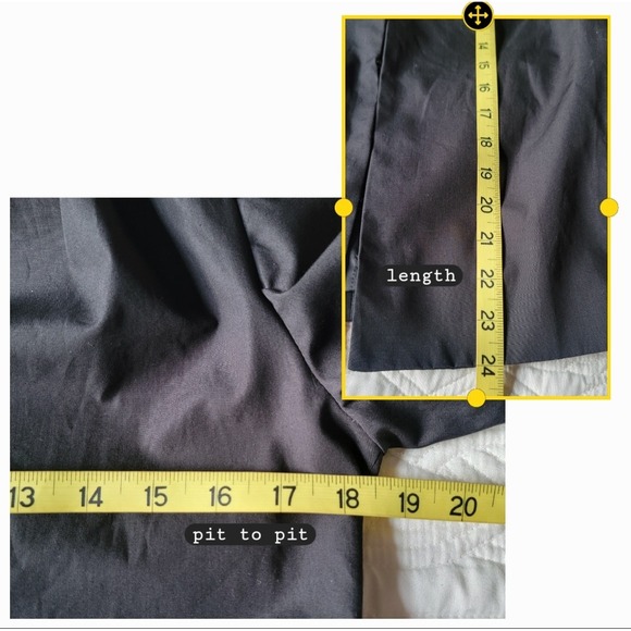 NWOT Zara Black Cotton Poplin Puff Sleeve Self-Tie Bow V-Neck Top Jacket Medium - Picture 8 of 14